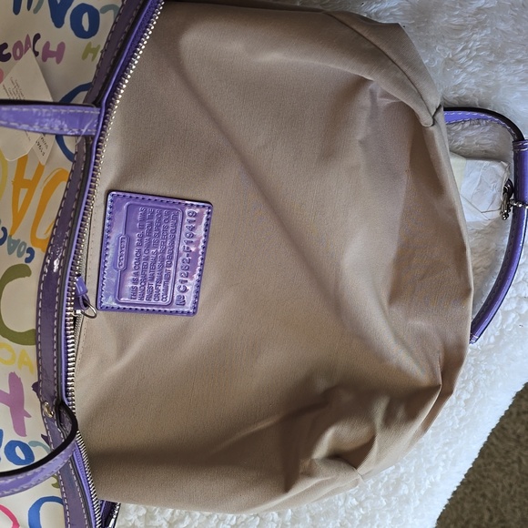 Coach NWT GRAFFITI tote - Picture 13 of 15